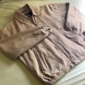 Men’s Weatherproof suede jacket - Tan SM